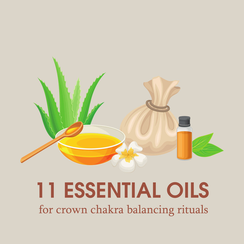 11 Essential Oils For Crown Chakra Balancing Rituals
