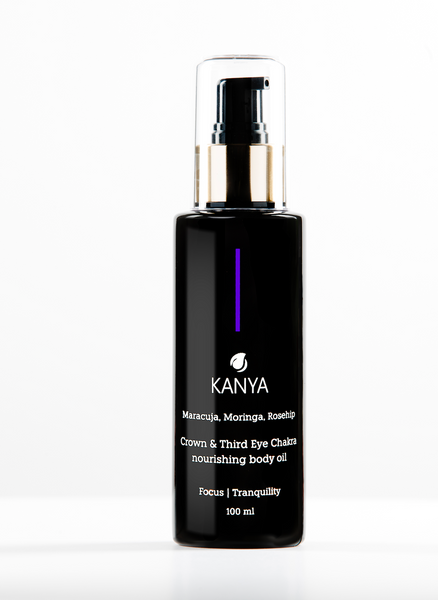 Crown & Third Eye Chakra Nourishing Body Oil