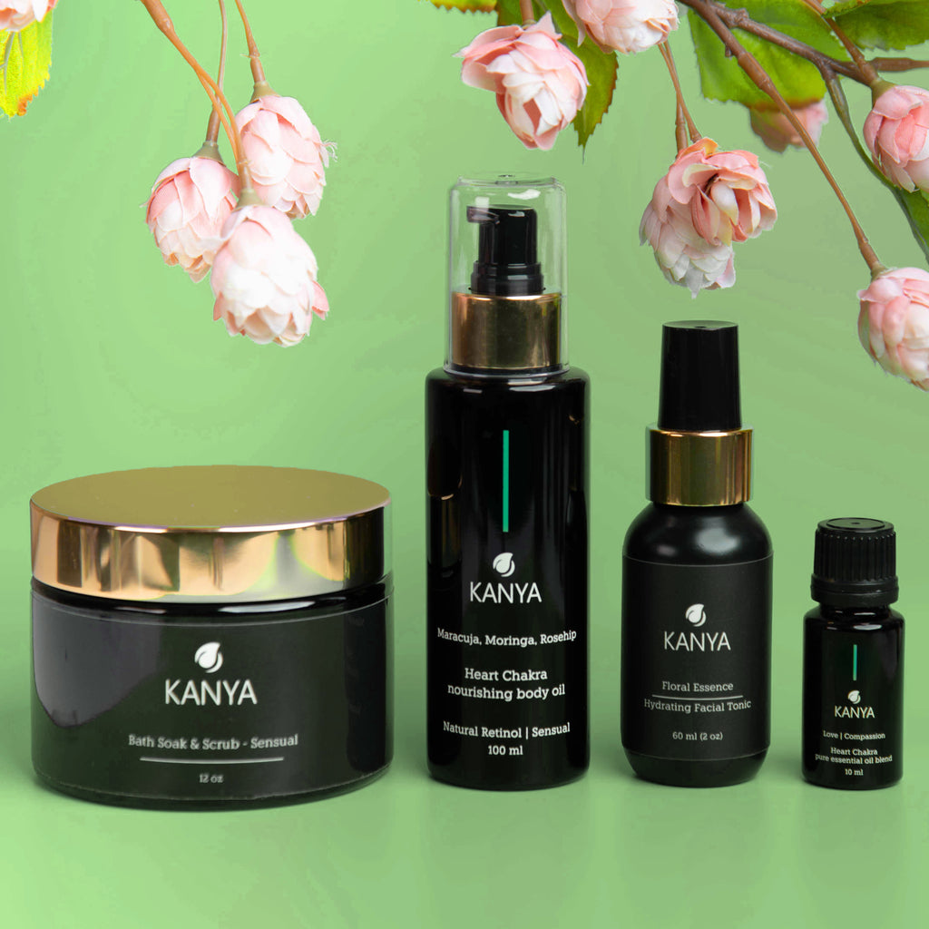 Kanya Heart Chakra Line - Essential Oil Skincare